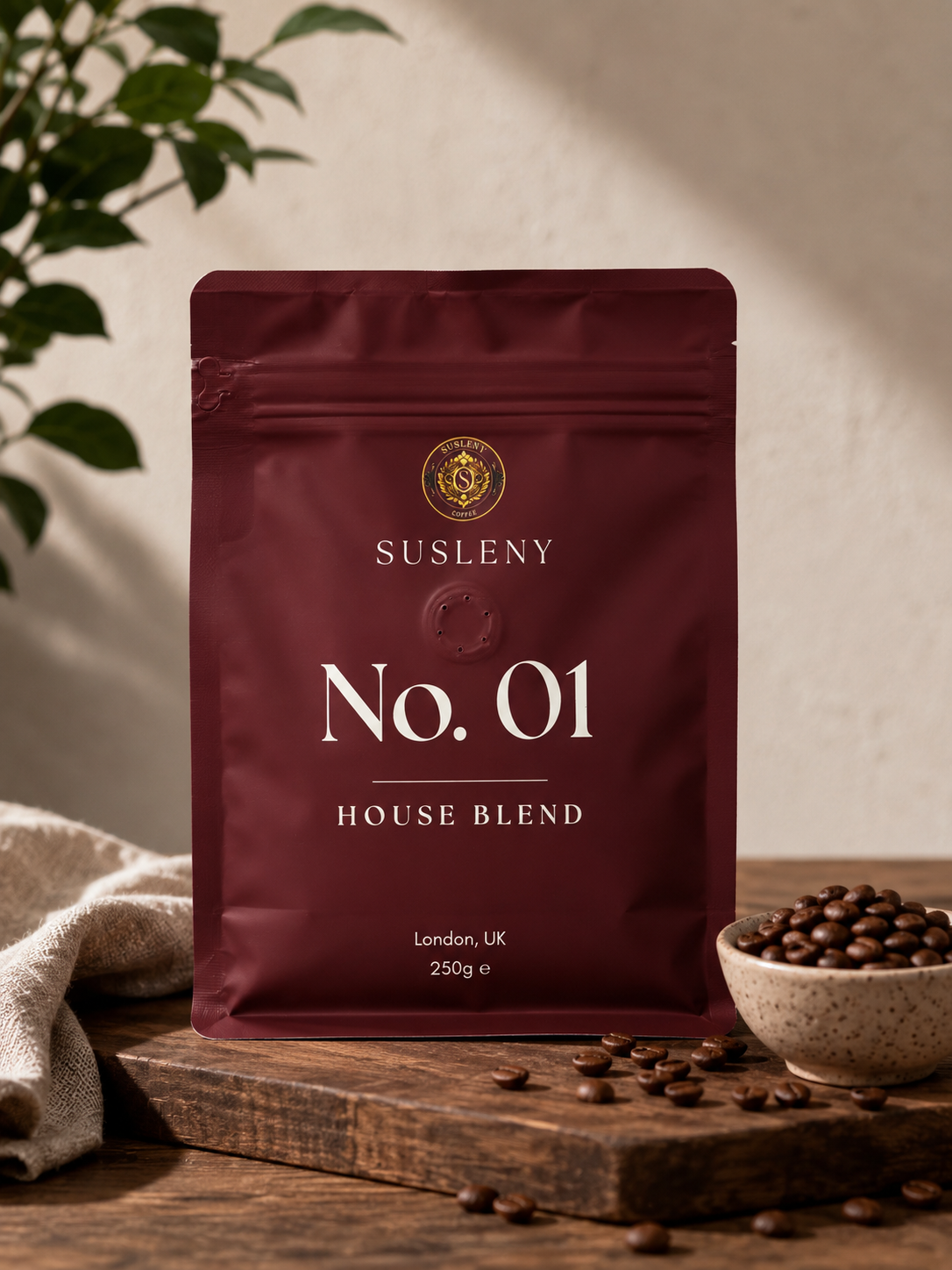 Susleny No.1 Coffee Beans – 250g